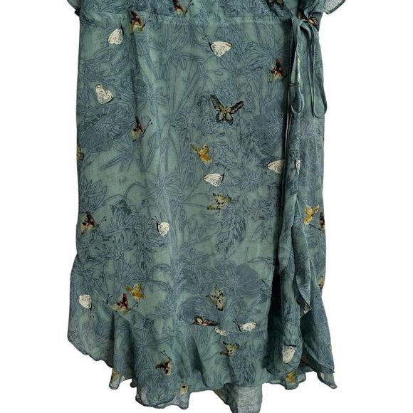 **BNWT Anthropologie Osuna feather Tunic maxi top L - Picture 4 of 10